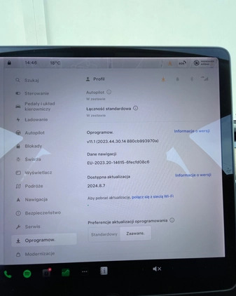 Tesla Model 3 cena 94500 przebieg: 134000, rok produkcji 2019 z Gdańsk małe 254